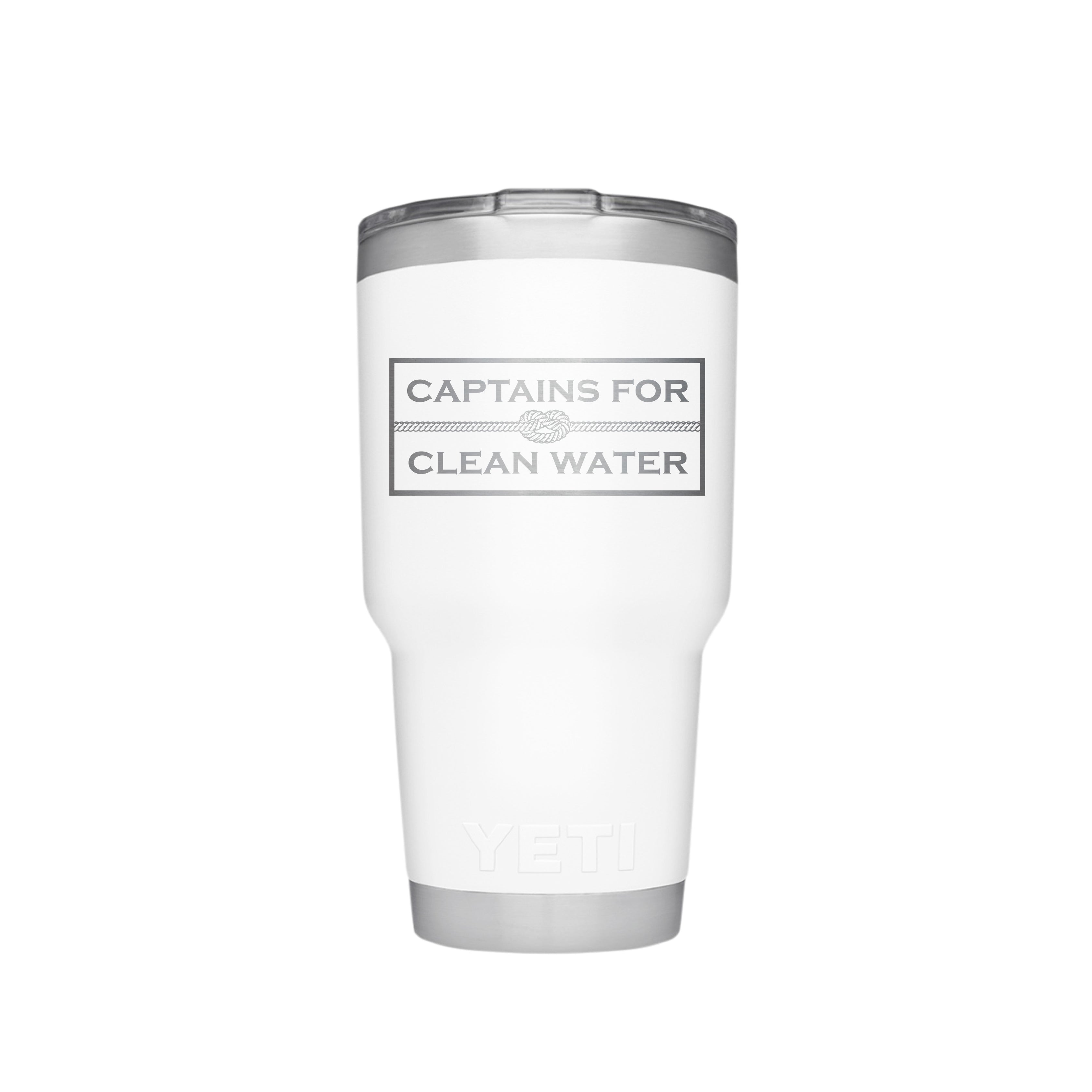 White yeti 30 shops oz tumbler