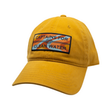 Mustard Dad Hat with Funky Patch