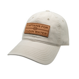 Beige Unstructured w/ Leather Patch
