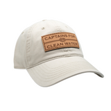 Beige Unstructured w/ Leather Patch