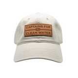 Beige Unstructured w/ Leather Patch
