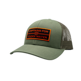 112 Loden with Orange/Black Patch