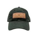 Dark Olive Waxed Cotton w/ Leather Patch
