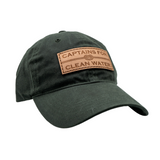 Dark Olive Waxed Cotton w/ Leather Patch
