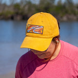 Mustard Dad Hat with Funky Patch