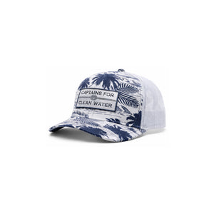 Navy Palm Trucker