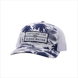 Navy Palm Trucker