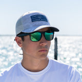 Bonefish Grey Marl Trucker